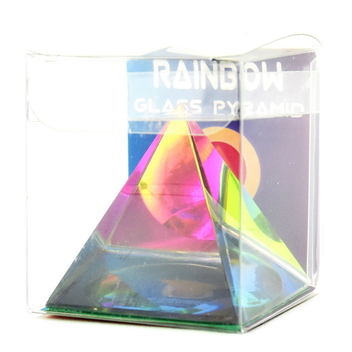Regnbue Pyramide i glas