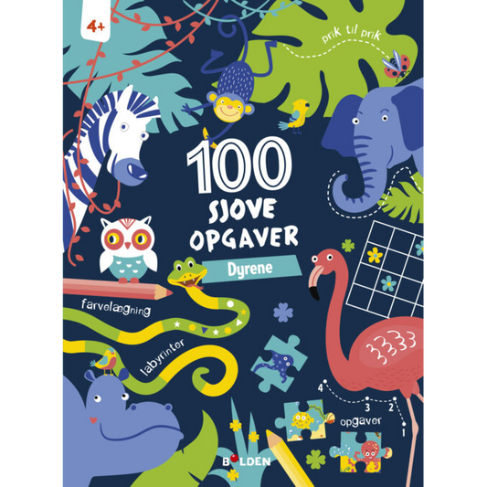 100 sjove opgaver: Dyrene – fra 4 år
