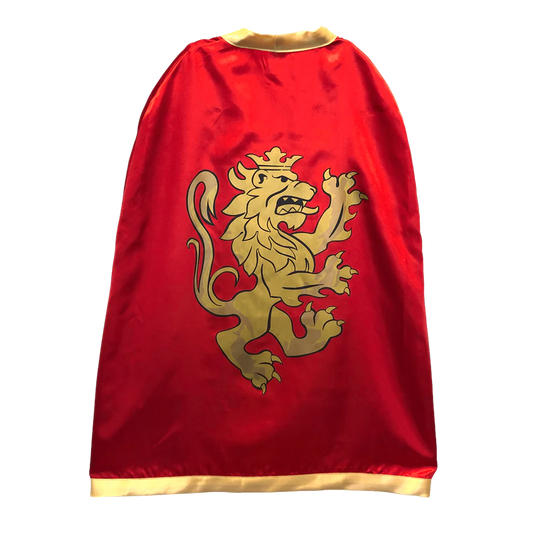 Ridder kappe - Rød - Noble Knight