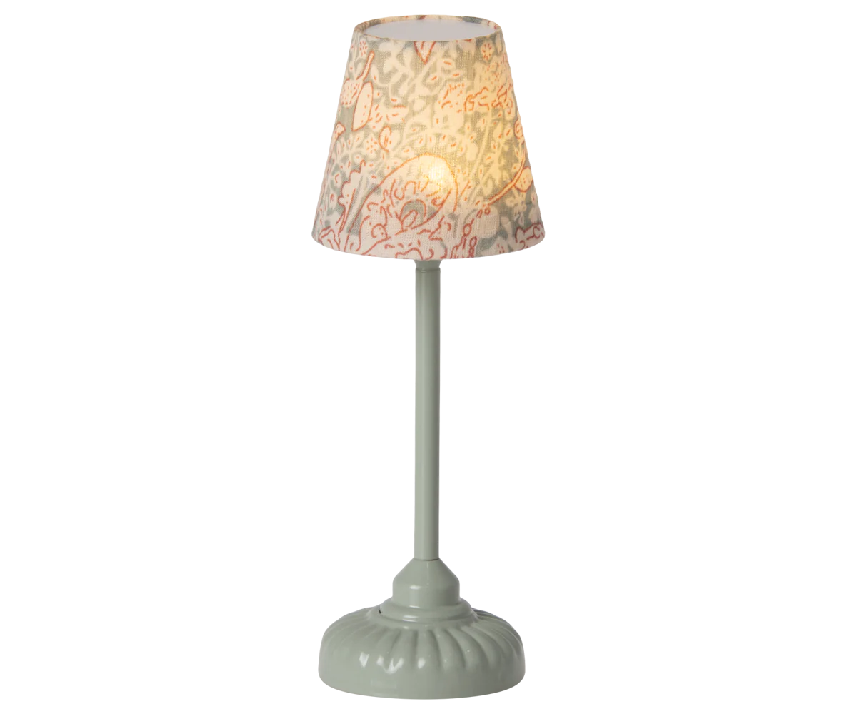 Vintage gulvlampe, Mus - Mint