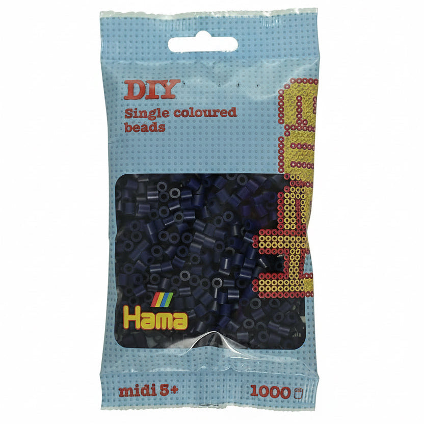 HAMA 116 midnatsblå - midi perler 1000stk