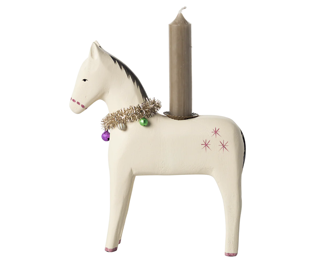 Maileg Lysestage - Hest - Stor