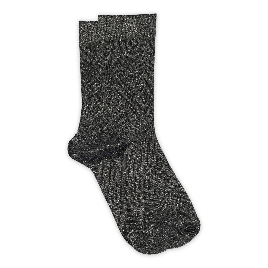 Luisa glitter socks Black