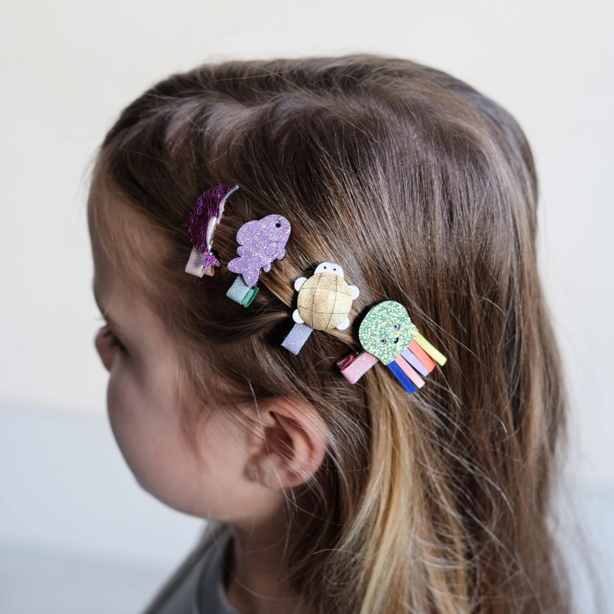 8 hårclips - Mini Sealife
