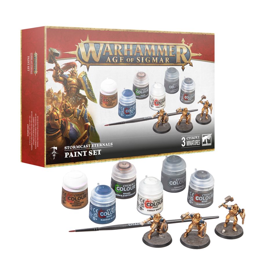 WARHAMMER AGE OF SIGMAR: STORMCAST ETERNALS PAINTS SET