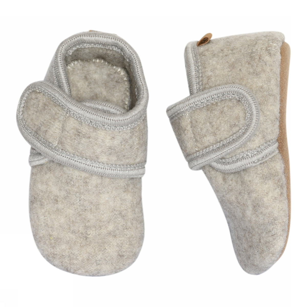 Classic wool slippers - Hjemmesko - Beige Melange