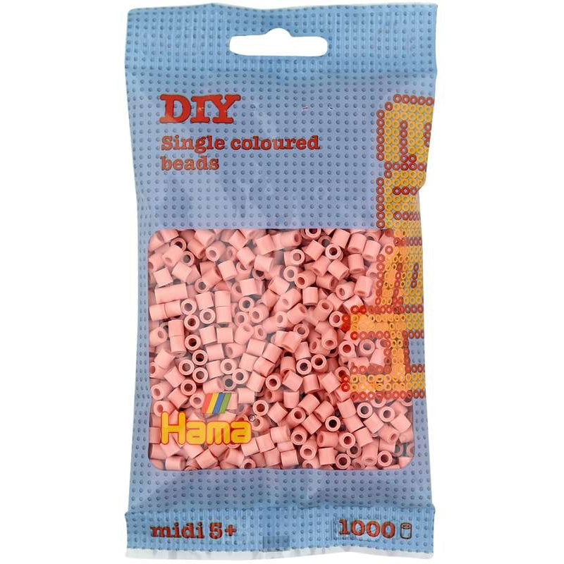 HAMA 26 mat rosa - midi perler 1000stk