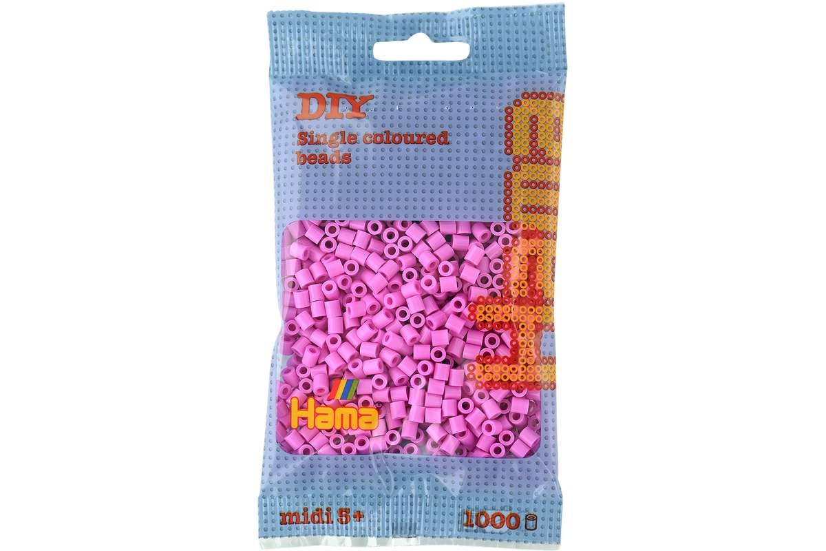 HAMA 48 pastel pink - midi perler 1000stk
