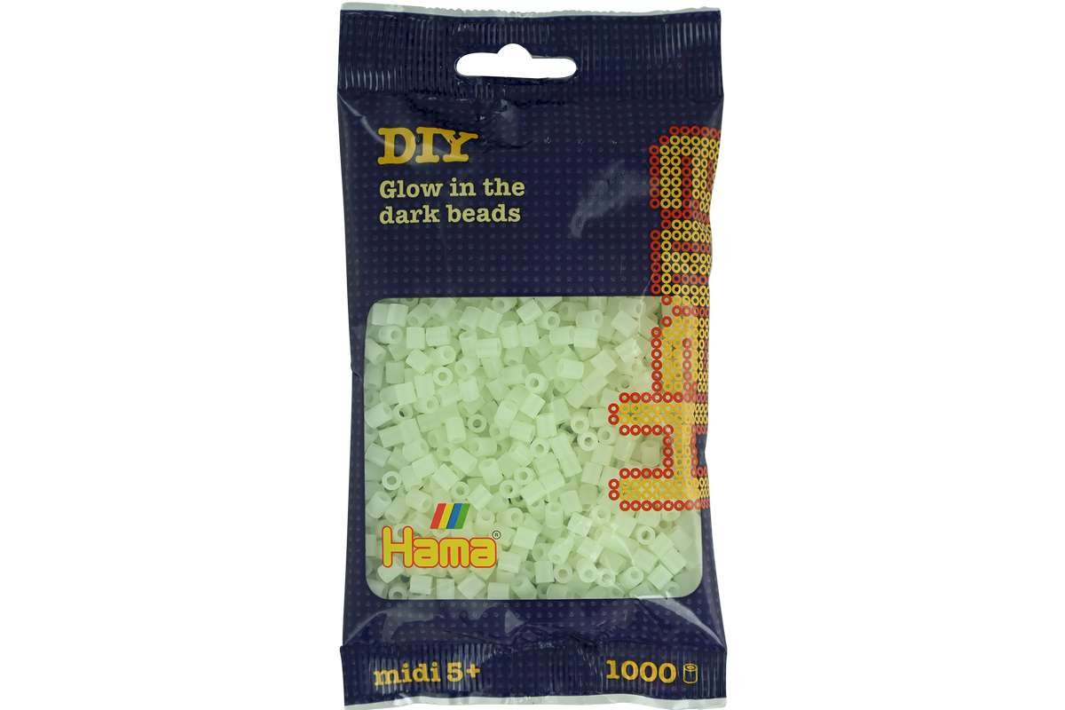 HAMA 55 selvlysende - midi perler 1000stk
