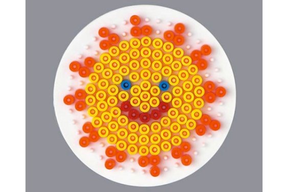 HAMA perleplade midi - rund Ø8,5cm