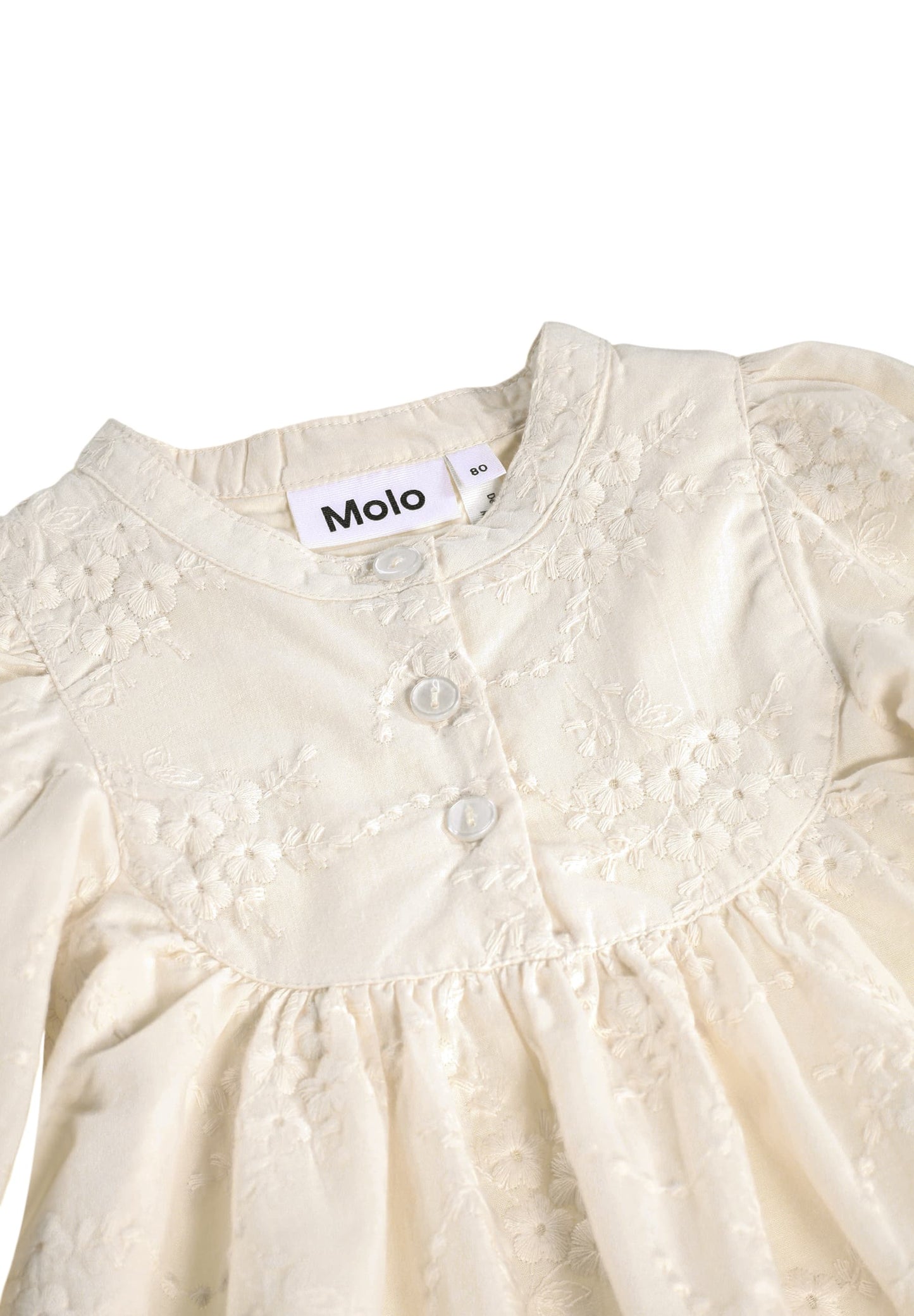 MOLO Kjole - Raisi Pearled Ivory
