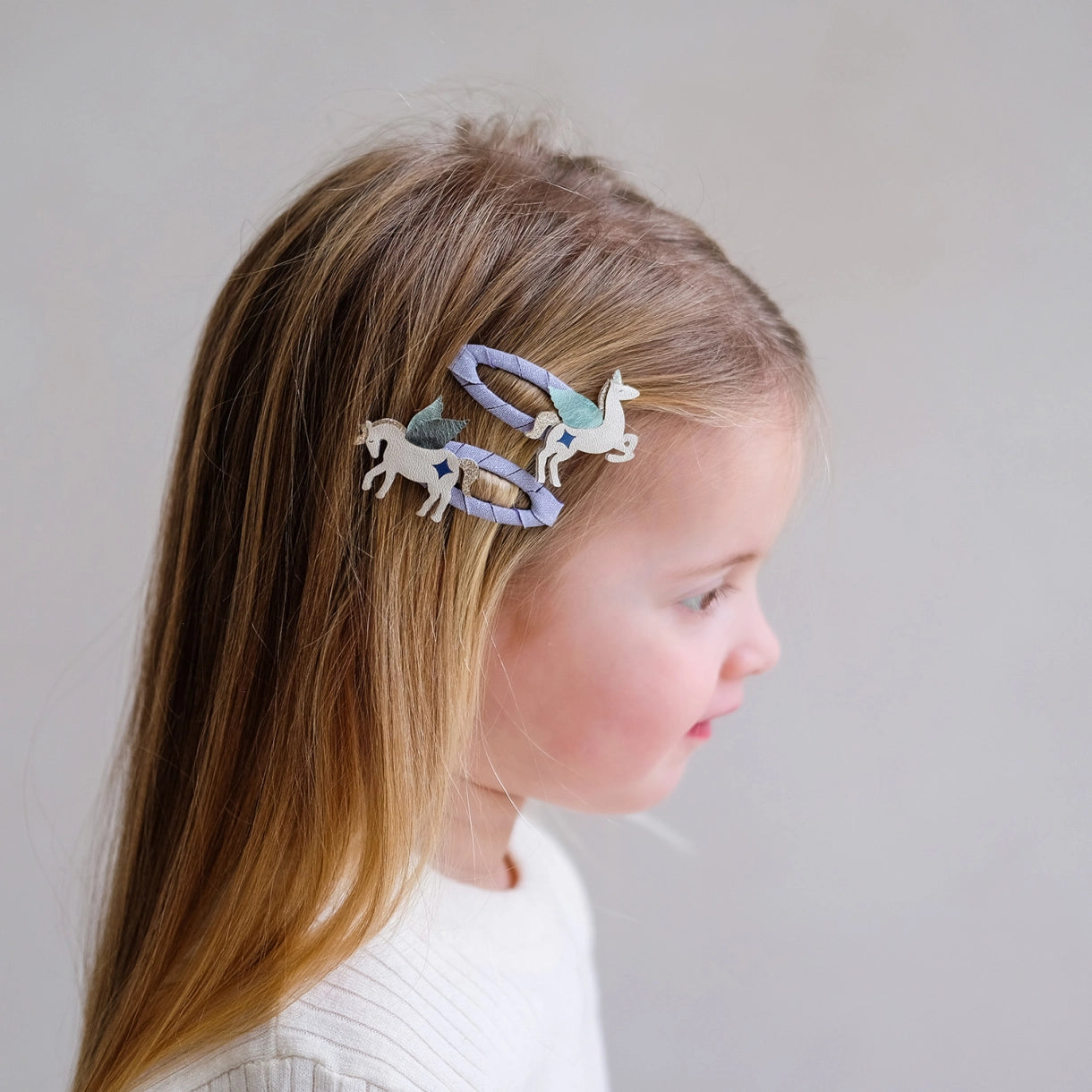 4 hårspænder - My Little Unicorn - Mimi & Lula