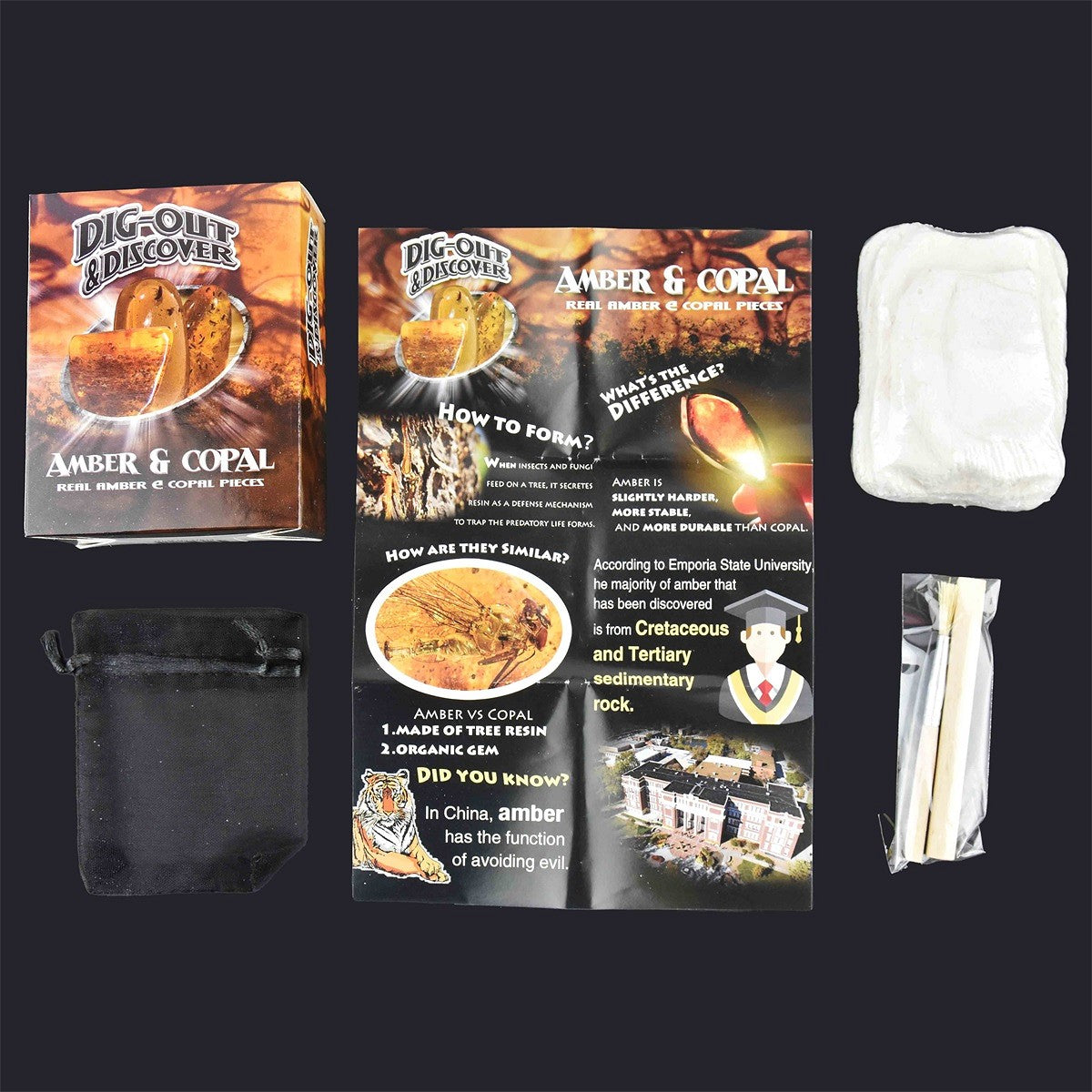 DIG IT OUT & DISCOVER - AMBER & COPAL