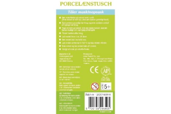 Porcelænstusch 6stk. ass.