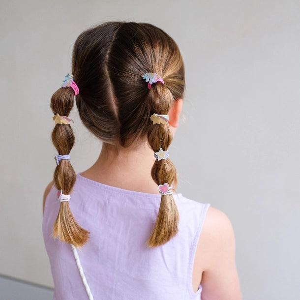 8 hår elastikker - Mini Dreamy My Little Unicorn - Mimi & Lula