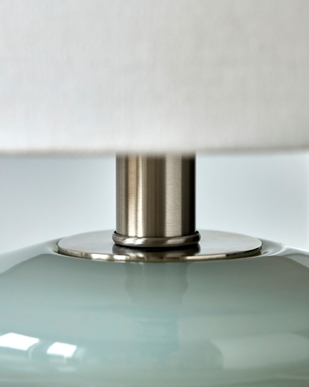 Bordlampe, HDStep, S, Lyseblå, Råhvid