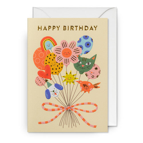 Lyønskningskort m. kuvert - Molly Egan - Happy Birthday