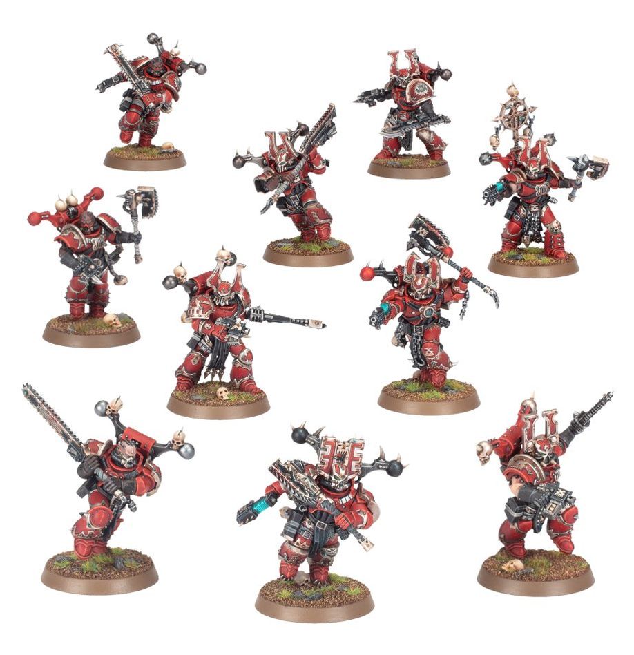 WORLD EATERS: KHORNE BERSERKERS - WARHAMMER 40,000