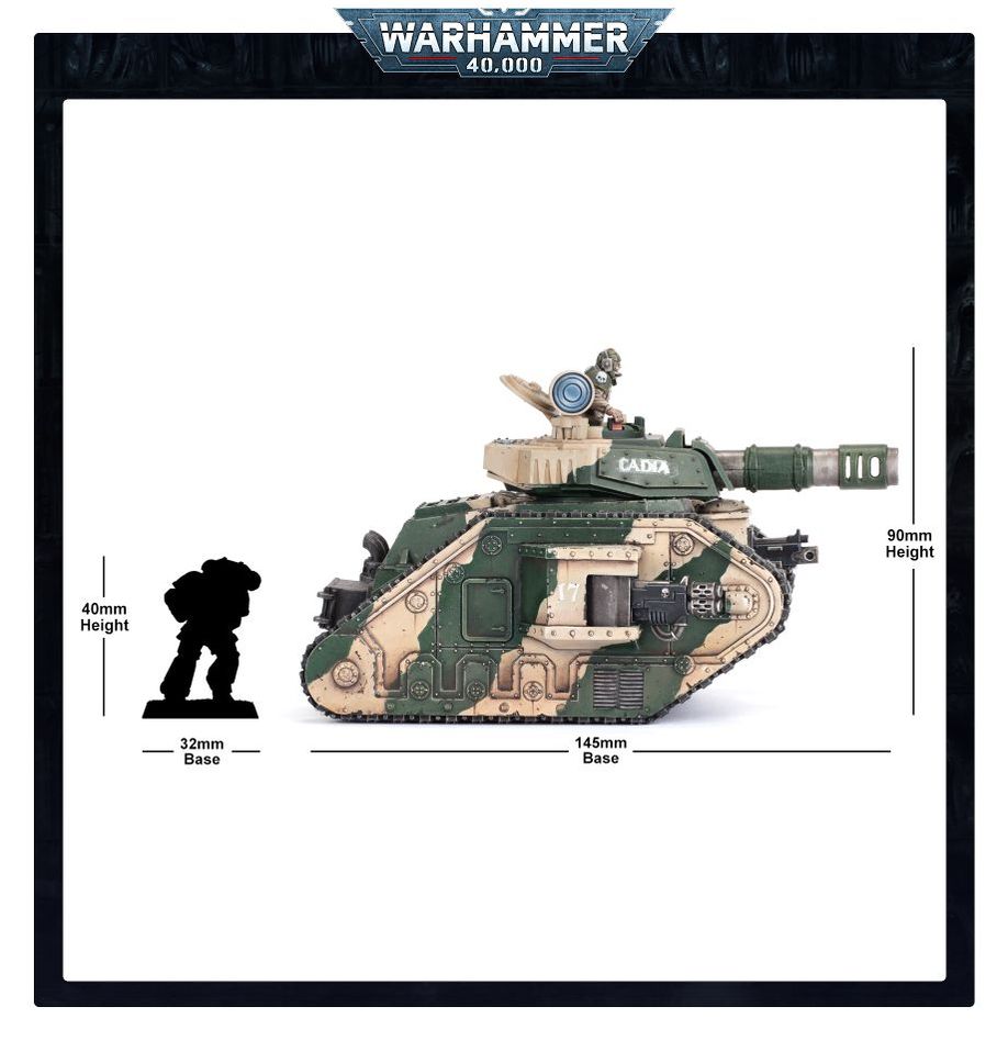 ASTRA MILITARUM LEMAN RUSS BATTLE TANK - WARHAMMER 40,000