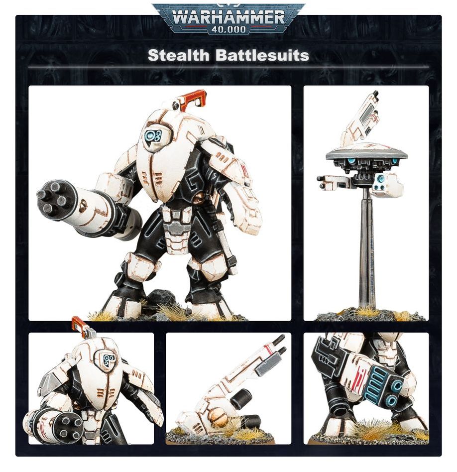 T'AU EMPIRE: STEALTH BATTLESUITS - WARHAMMER 40,000