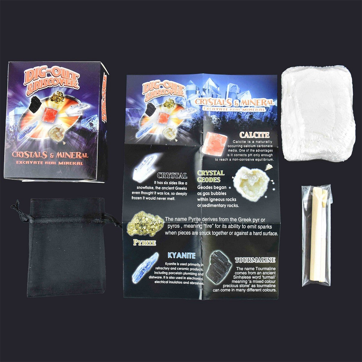 DIG IT OUT & DISCOVER - CRYSTALS & MINERAL