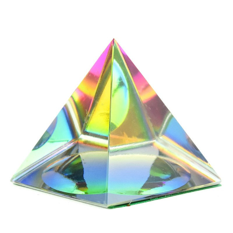 Regnbue Pyramide i glas