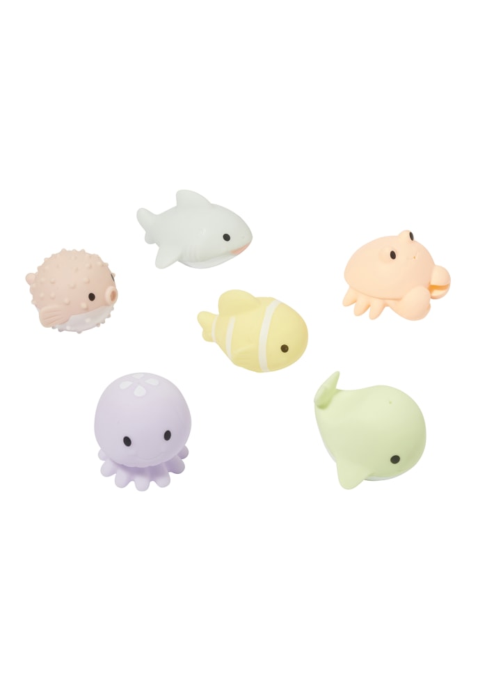 Badedyr - Silicone Splash Toys Ocean Friends