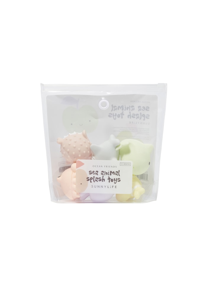 Badedyr - Silicone Splash Toys Ocean Friends