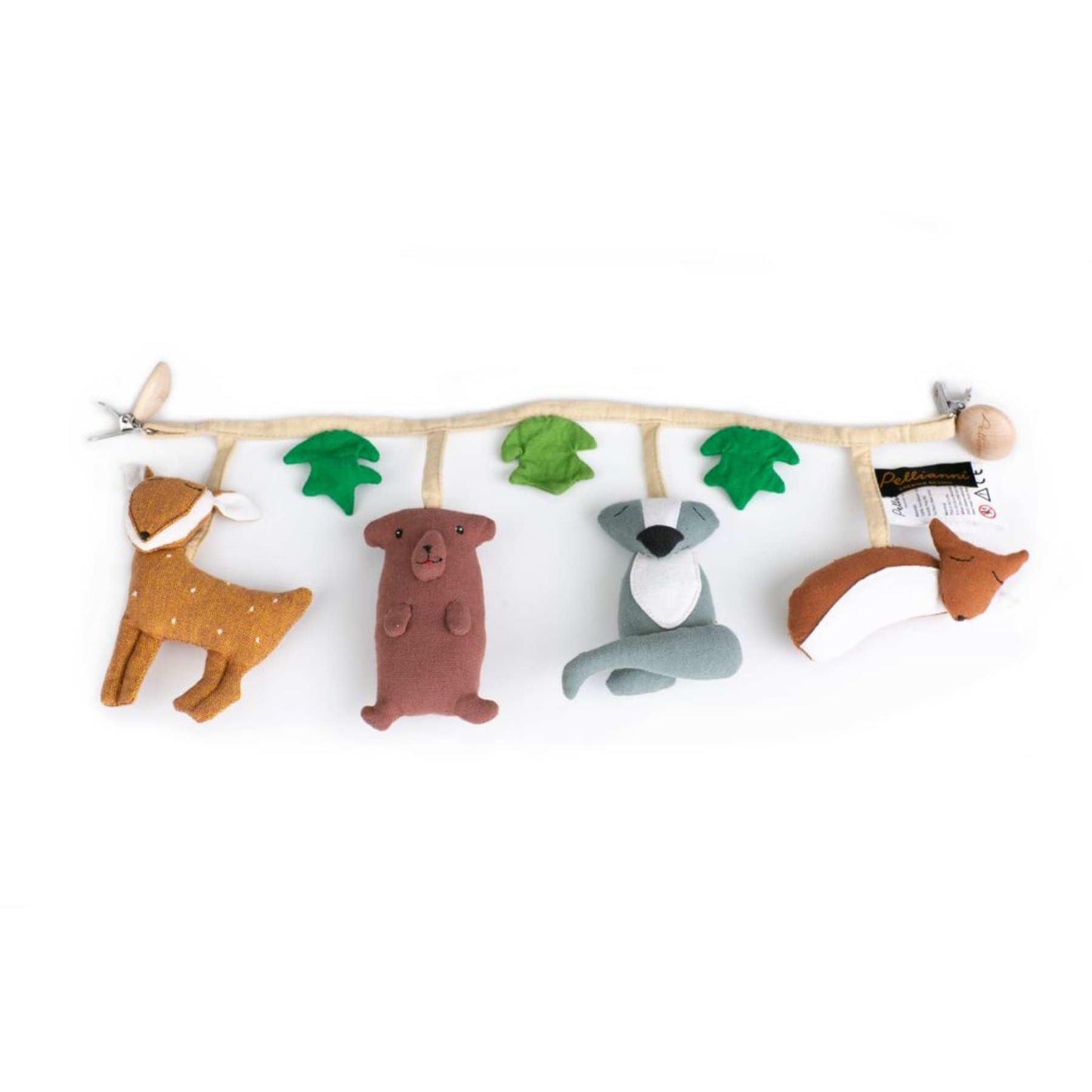 Barnevognskæde - Stroller hanger Woodland