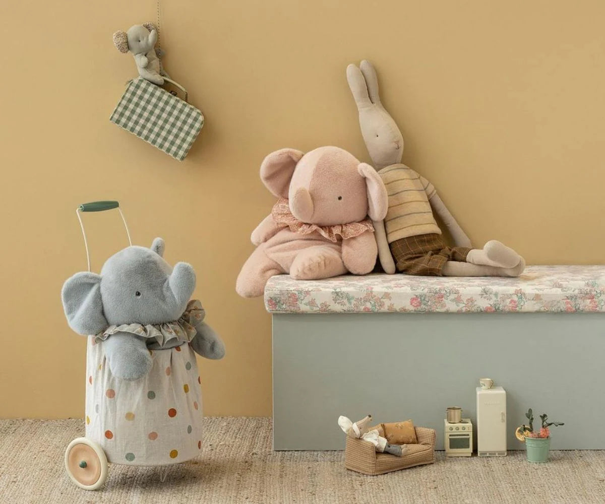 Maileg Safari friends - Elefant - Mini - Grå
