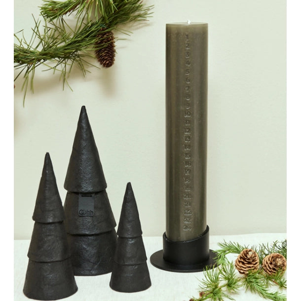 Vienna Iron Candle Holder, Black D9,5 x H4 cm