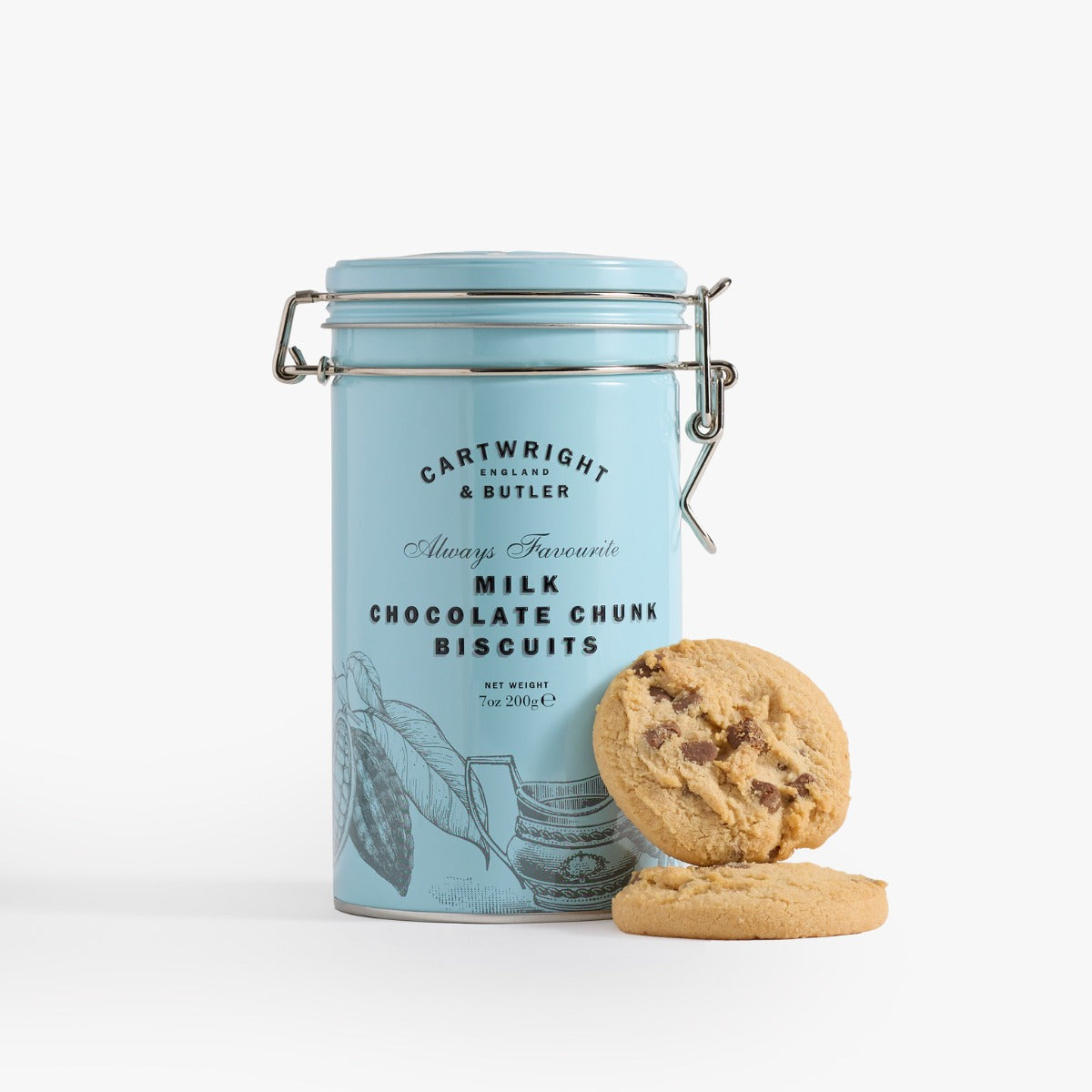 C&B - Milk Choc Chunk Biscuits Tin - 200 g