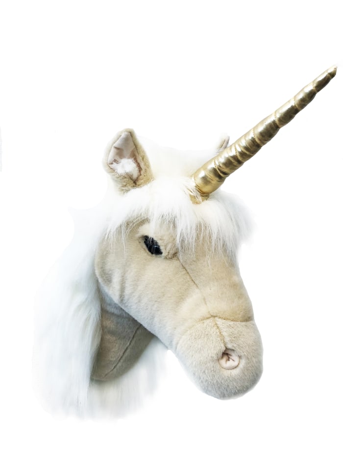 Dyretrofæ Unicorn beige