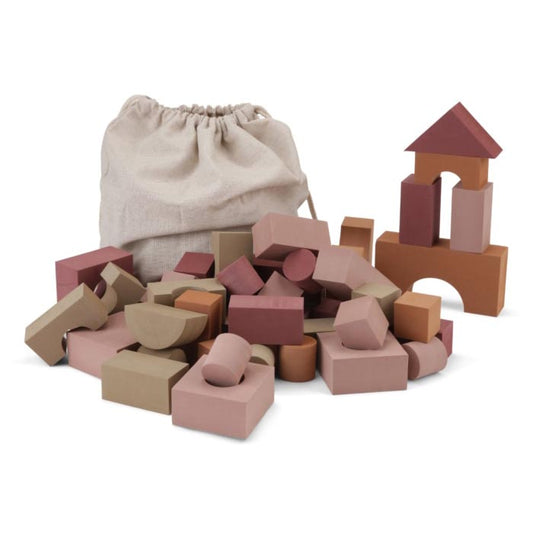 EVA Foam Building Blocks XL Pack 80 pcs - Blossom