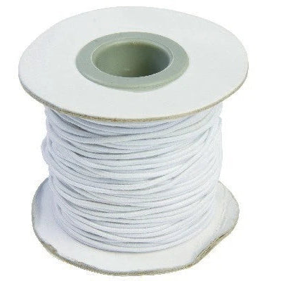 Elastiksnor 1,2mm x 25m hvid