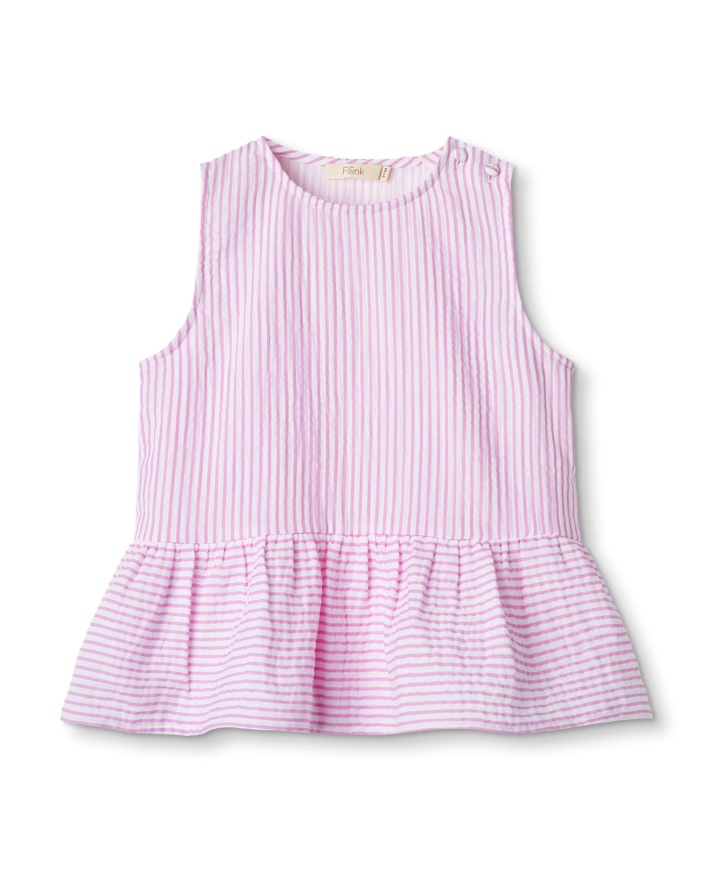 CIAO STRIPE TOP - CLOUD DANCER PINK STRIPE