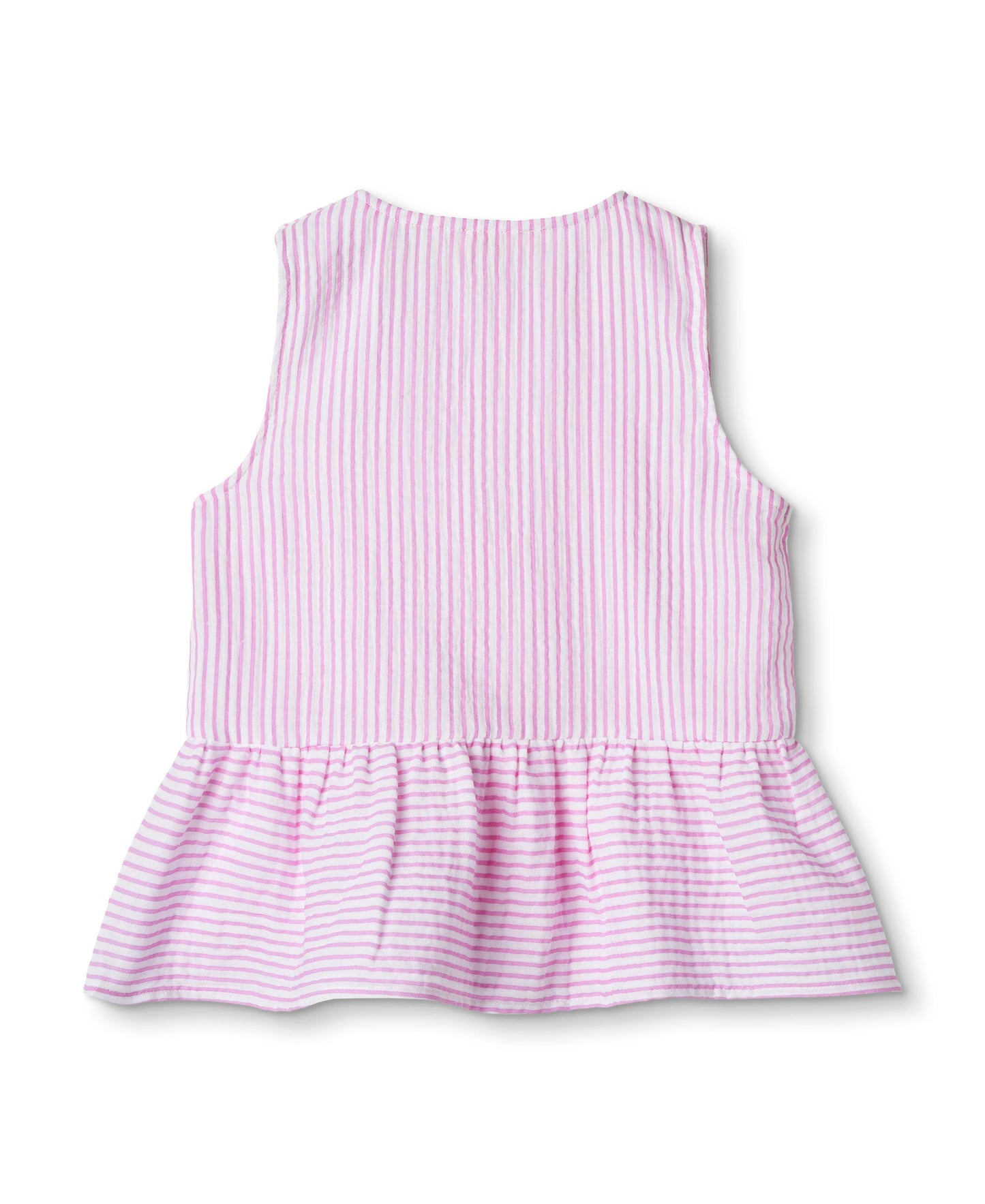 CIAO STRIPE TOP - CLOUD DANCER PINK STRIPE