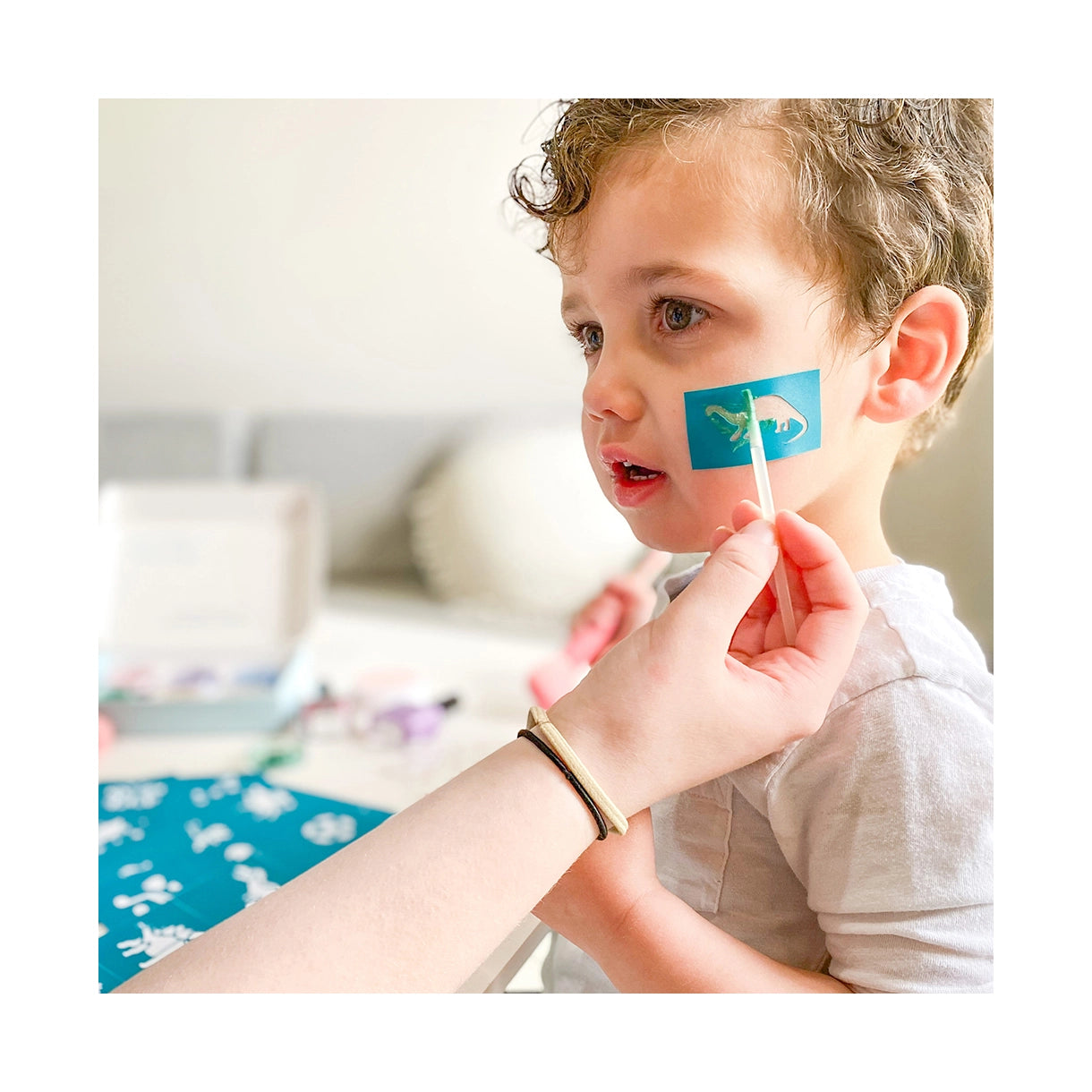 Ansigtsmaling og Make-up Stencils