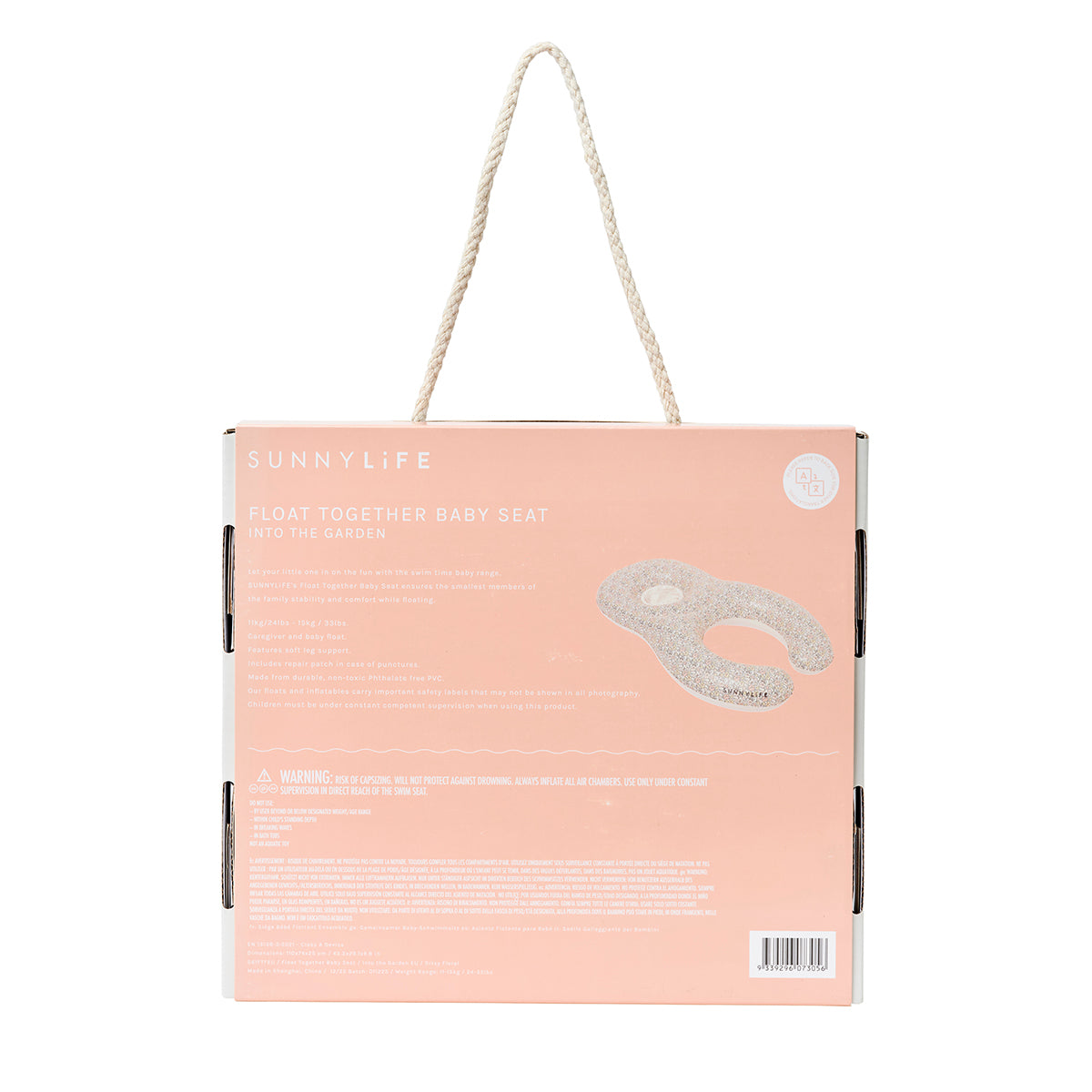 Badering - Float Together Baby Seat EU - Into the Garden