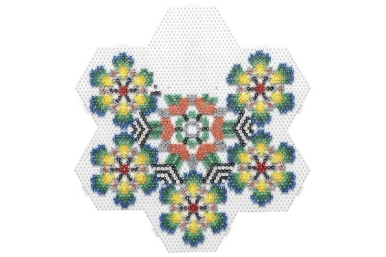 HAMA perleplade midi - (samle) sekskantet medium 12,5x11,5