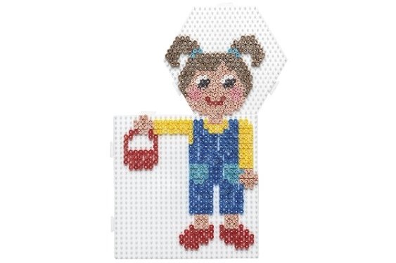 HAMA perleplade midi - (samle) sekskantet medium 12,5x11,5