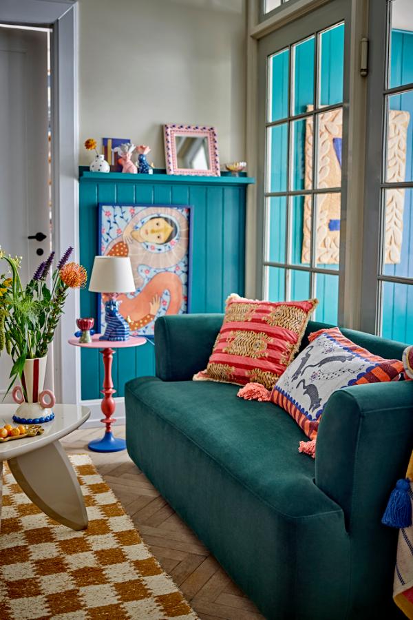 Hyldia Vase - Multifarvet - Stentøj