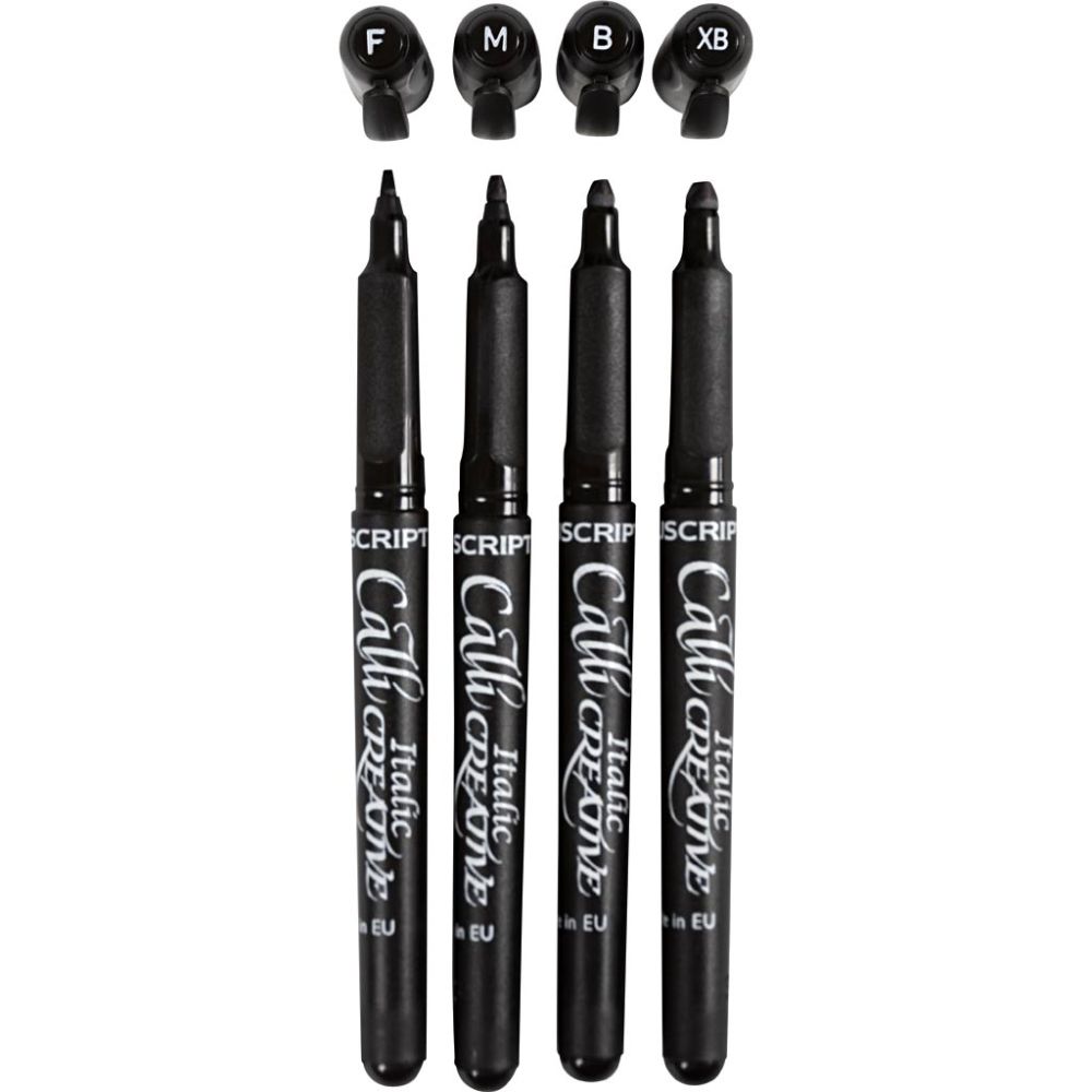 Kalligrafi Tuscher sort