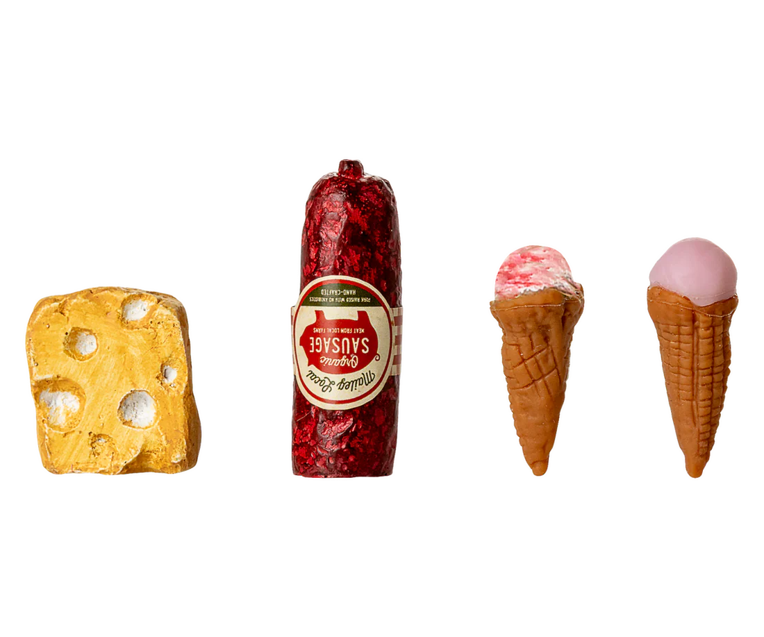 Køleskab, mus - Råhvid