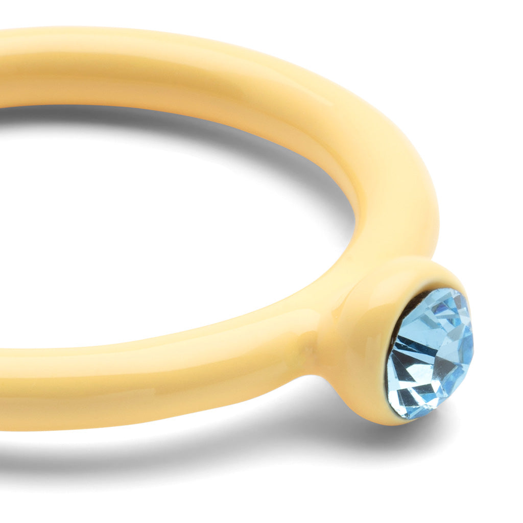 Fingering - Color Ring Crystal - Soft Yellow