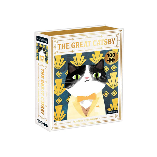 Puslespil 100 brk - The Great Catsby Bookish Cats