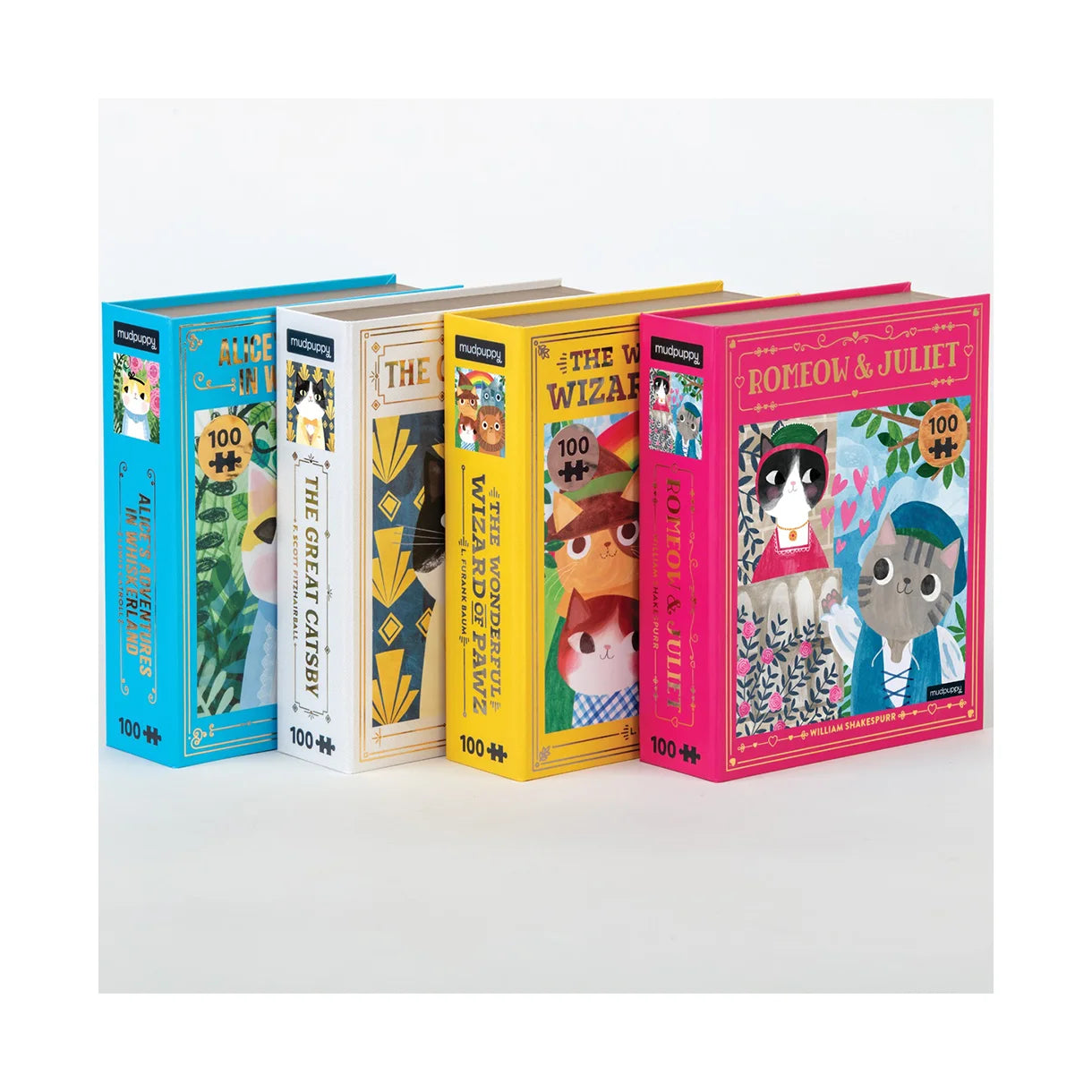Puslespil 100 brk - The Great Catsby Bookish Cats