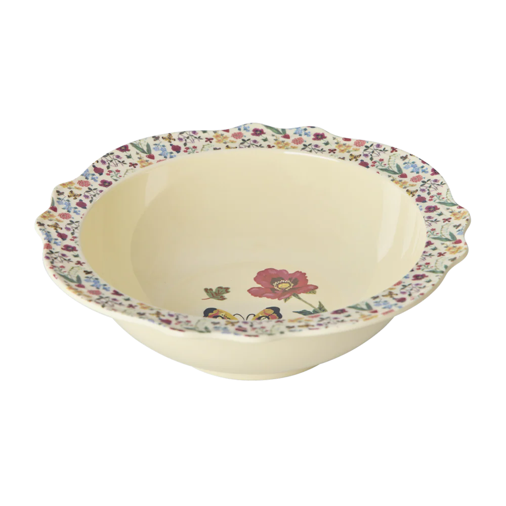 Rice Lille Vintage Skål - Creme - Nathalie Lété Print - Large - 750 ml