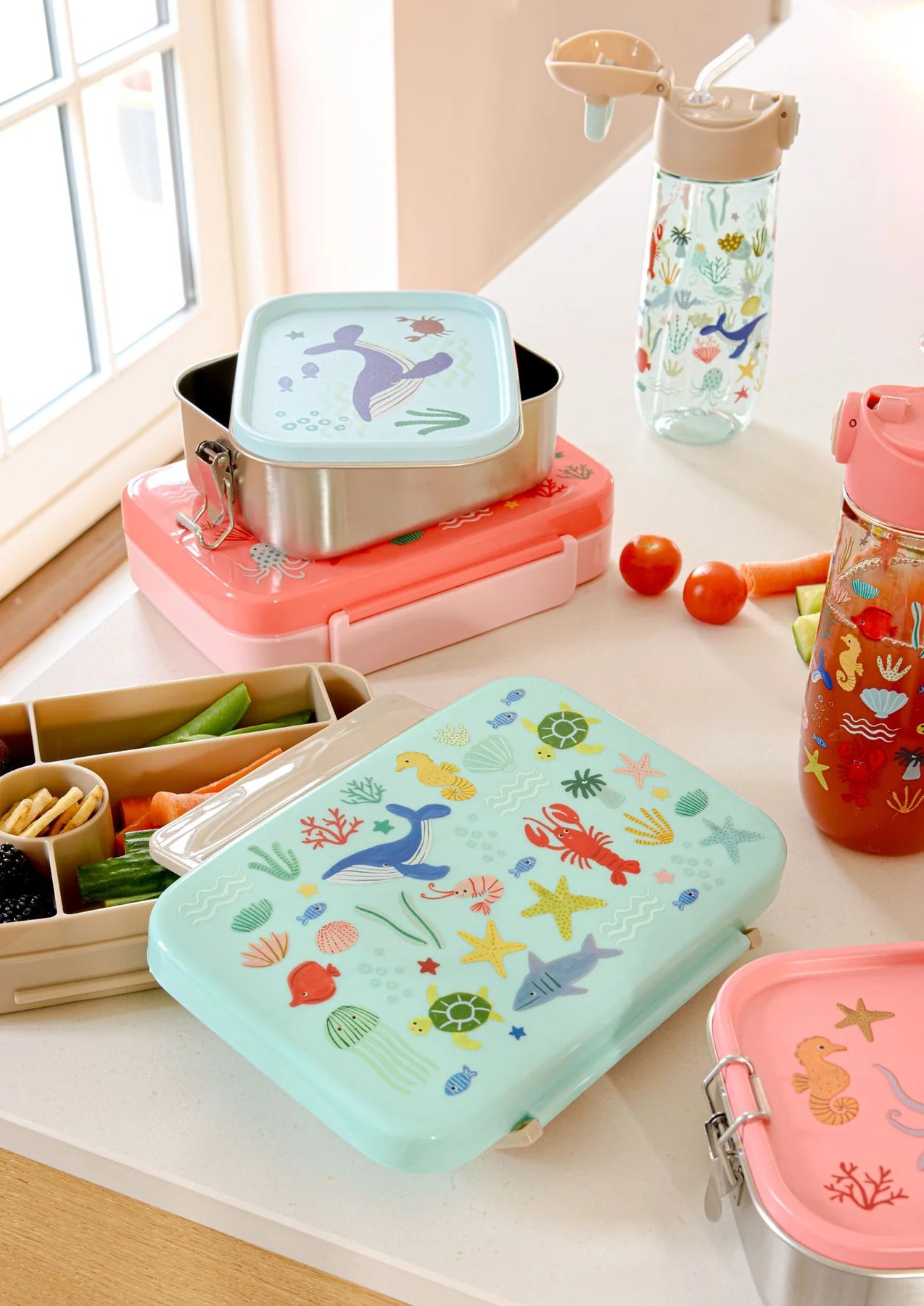 Madkasse - Koral - Ocean Print