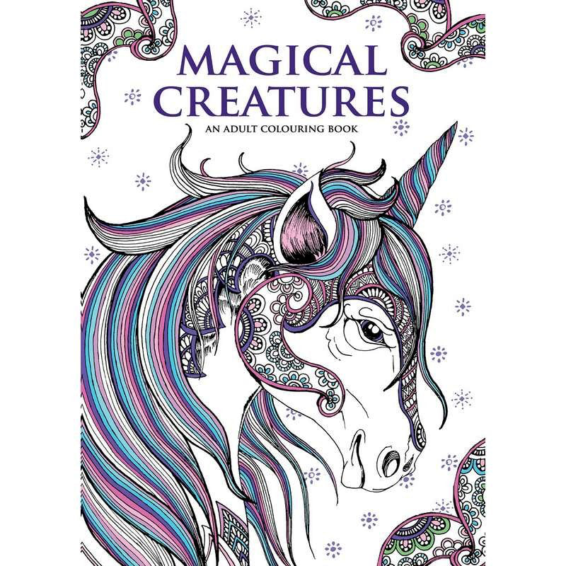 Malebog A4 Magical Creatures 32 sider